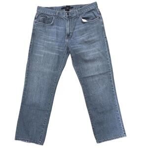 Calvin Klein Super Slouchy Straight Leg, Medium Faded Jeans 34/30 Mens